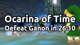 Ocarina of Time - Defeat Ganon No SRM in 26:10