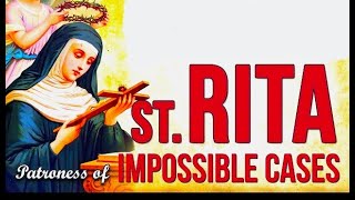 ST RITA Patron of the Impossible Biography 🙏 Who was SAINT RITA🙏 Life Story of a MIRACLE  Saint! HD