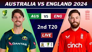 AUSTRALIA vs ENGLAND 2nd T20 MATCH LIVE SCORES | AUS vs ENG LIVE COMMENTARY