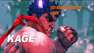 SFV Kage (Evil ryu) Character Guide