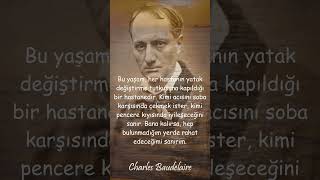 Charles Baudelaire - Özlü söz #shortvideo #özlüsözler #viralvideo