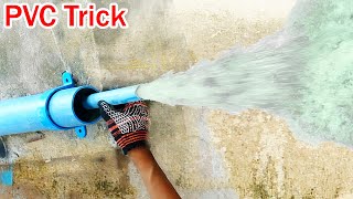 Free electricity | I turn PVC pipe into a water pump at home free no need electricity power