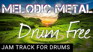 Drumless Backing Track Hard Rock (85 BPM)