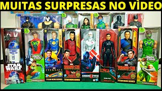 Bonecos - Spiderman, Batman vs Bane, Thor, Max Steel, Goku, Vegeta, Mulher Gato, Shang-Chi, Eternos