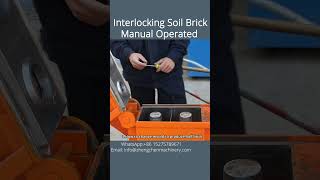 How To Produce Interlocking Soil Half Brick Manually