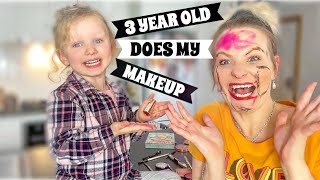 MY 3 YEAR OLD DOES MY MAKE UP| DECLUTTER OLD MAKEUP | TODDLER MAKEUP |  AUSTRALIAN FAMILY VLOGGERS