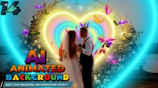 Enhancing Your Wedding Video | with AI Animated Backgrounds - Filmora 14 Features