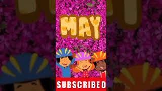 Months of the Year Song ! Nursery Rhymes & Kids Songs #viral #forkids #shorts