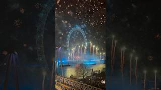 New Year 2024 London Eye 🇬🇧#london #uk #londontravel #newyear