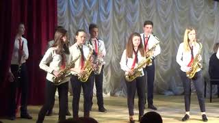 23.04.2018 Sax-Band ДМШ г. Зеленодольска, руководитель Юрий Владимирович Бенько