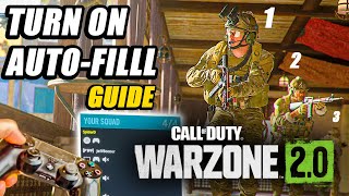 How To PLAY with a FULL TEAM on WARZONE 2 | Team Autofill Warzone 2.0