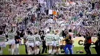 Celtic 1985 Scottish cup final Falling cameraman