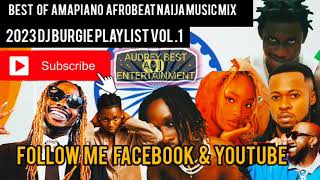 best of Amapiano afrobeat music mix 2023 dj burgie playlist vol. 1