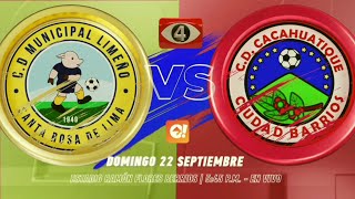 Canal 4 TCS | LMF El Salvador 24/25 CD Municipal Limeño vs CD Cacahuatique (Jornada 11) Anuncio