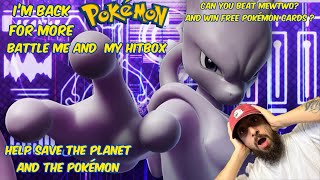 LIVE Mewtwo's Hitbox Giveaway! FREE POKEMON CARDS! Pokemon Giveaway! Can You Win & Beat Mewtwo ?