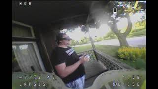 Flying around the house