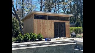 Urban Shed Construction - Hyperlapse Video