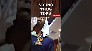 Top 5 Favorite Young Thug Songs #shorts