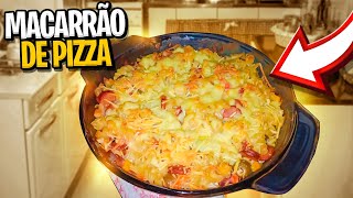 MARIA FEZ MACARRÃO DE PIZZA *será que ficou bom?*