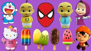 Hunting Es Krim Balon Spiderman Permen Yupi Upin Ipin Doraemon Baby Shark Ikan Hiu 38