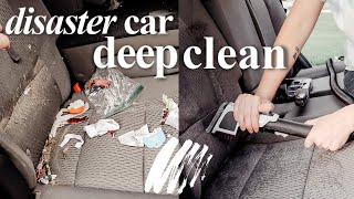 EXTREME CAR CLEAN | Deep Clean NASTY Family Car