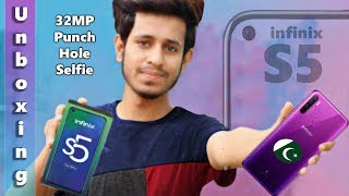 Infinix S5 Unboxing & First Impressions in Pakistan | 32mp Punch-Hole Selfie ⚡⚡