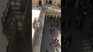 Hawa Mahal (Rüzgar Sarayı) iç kısım-1-Jaipur-Hindistan