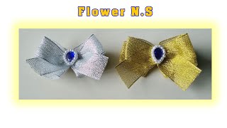 Easy//How to Make bow with ribbon Easy Graft// DIY // ?