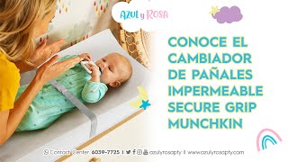 Conoce el Cambiador de Pañales Secure Grip Munchkin