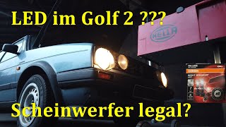 wie geht das? VW Golf 2 mit LED? OSRAM H4 LED Night Breaker