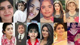 South Indian Actress Rare / Unseen Childhood Pictures / தென்னிந்திய நடிகைகளின் குழந்தை பருவ படங்கள்