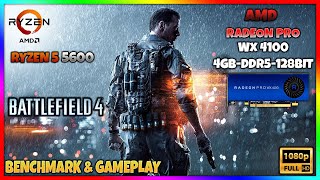 AMD RADEON PRO WX 4100 | BATTLEFIELD 4 TEST | 1080P | Benchmarking & Gameplay |2023| ABDULLAH HACK.