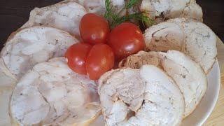 КУРИННЫЙ РУЛЕТ, ветчина из курицы