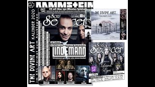 Videovorstellung Sonic Seducer 12-2019 + Lindemann, Rammstein, ASP,  + The Divine Art Kalender + CD