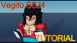 How To Make Xeno Vegito (SSJ4) in ROBLOX *easy*