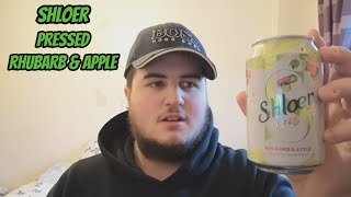 Shloer Pressed Rhubarb & Apple - Drink Review