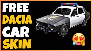 New Trick To Get Free Dacia Skin In Pubg | Free Dacia Skin In Pubg | Pubg Free Dacia Vehicle Skin