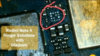 Redmi Note 4 Ringer Problem Solution With Hand Note & Digram