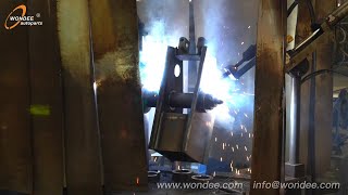 Step 8: Suspension bush welding-how to make leaf spring suspension for semi trailers