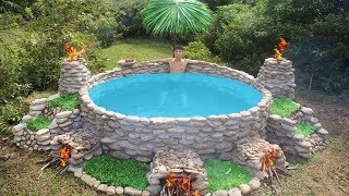 Build Big Heated Swimming Pool For The Winter