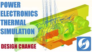 Power Electronics CFD Simulation - Design Change