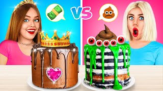 Rich vs Poor Cake Decorating Challenge | Best Food War with Sweets by RATATA POWER