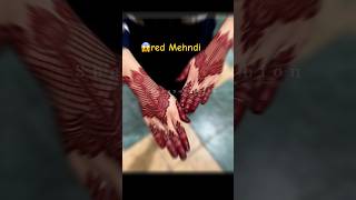 😱New Red color Mehndi designs #2024 #mehndi #henna #youtubeshorts #tranding #arabicmehndi