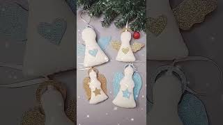 Handmade Angel Ornaments 🌟 #christmas #christmascrafts #smallbusiness