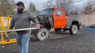 LETS BUILD A MUD TRUCK: Part 3, Prepping For Transport