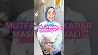 Mutfağa ne kadar masraf olmalı? #diyetisyen #sagliklitarifler #diyetisyentavsiyesi #diyet