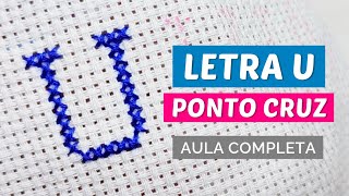 Letra U - Alfabeto pequenino ponto cruz - Wagner Reis