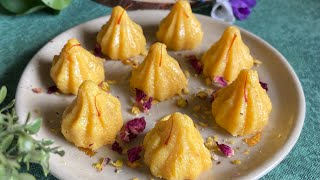 Kesar Coconut Modak | Best Modak Recipe