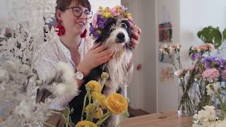 Learn How to Make a Flower Crown for You & Your Dog