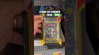 I FOUND OLD POKÉMON PACKS AT WALMART! No WAY!!! LOST THUNDER! #shorts #youtubeshorts #cardhunting